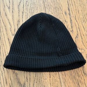 TheRealReal Paper Planes Black Knit Beanie Hat